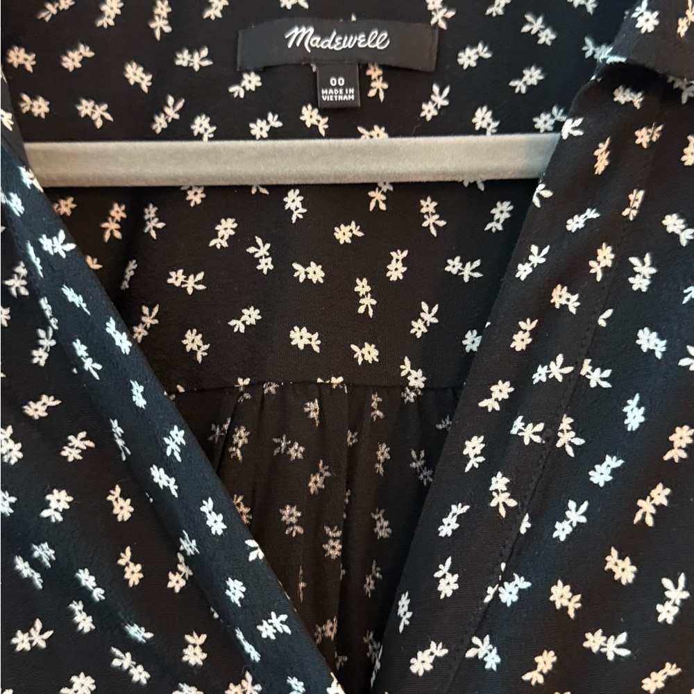 Madewell Black and White floral dress - Picture 7 of 8